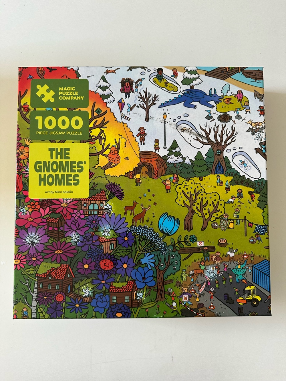 1000pc Jigsaw Puzzle - The Gnomes Homes (Multicolor)